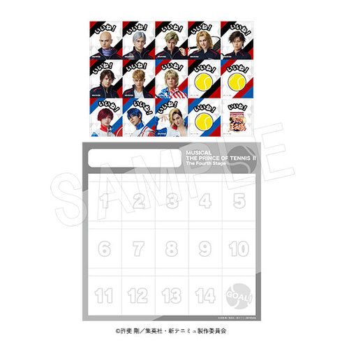 『ミュージカル新テニスの王子様The Fourth Stage』ごほうびシール(シール台紙1枚付き) ドイツ&アメリカ&フランス