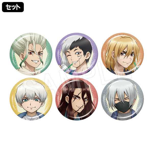 『Dr.STONE』トレーディンググリッター缶バッジ デニムver. 1SET/6個入り【BOX】