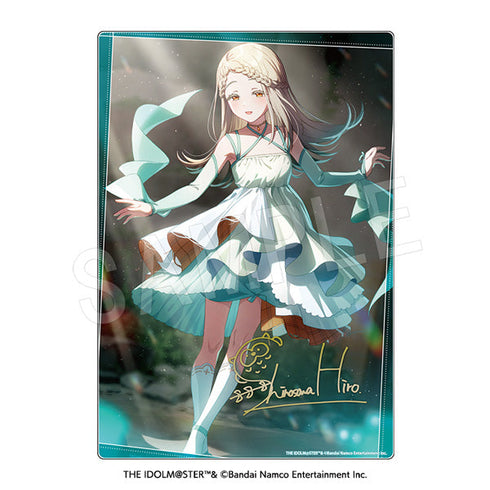 『学園アイドルマスター』サイン入りアクリルアートパネル 篠澤 広