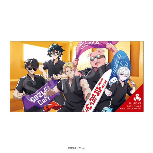 『ドズル社』極楽湯コラボ ステッカー 【ドズル社パスポートNo.0049】