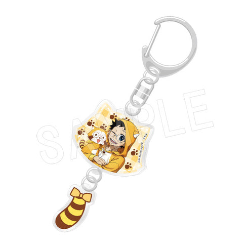 『弱虫ペダル LIMIT BREAK × ラスカル』しっぽ付き2連アクリルキーホルダー 小野田坂道