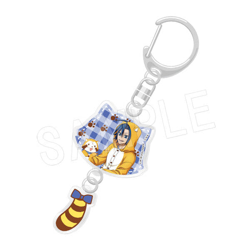 『弱虫ペダル LIMIT BREAK × ラスカル』しっぽ付き2連アクリルキーホルダー 真波山岳