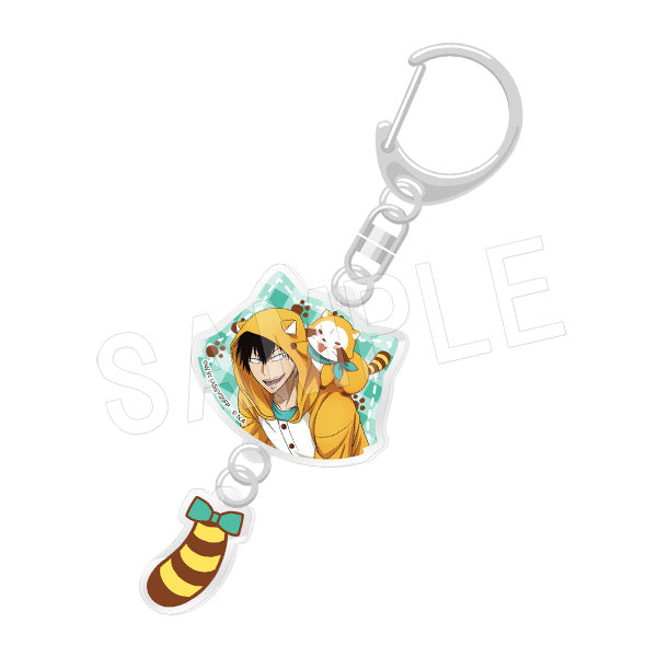 『弱虫ペダル LIMIT BREAK × ラスカル』しっぽ付き2連アクリルキーホルダー 荒北靖友