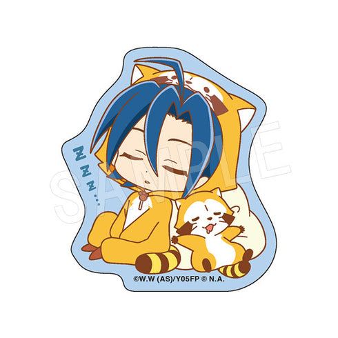 『弱虫ペダル LIMIT BREAK × ラスカル』ダイカットステッカー ミニキャラver. 真波山岳