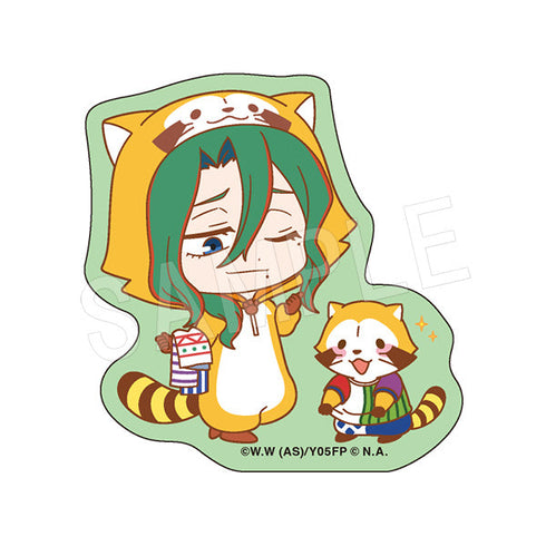 『弱虫ペダル LIMIT BREAK × ラスカル』ダイカットステッカー ミニキャラver. 巻島裕介