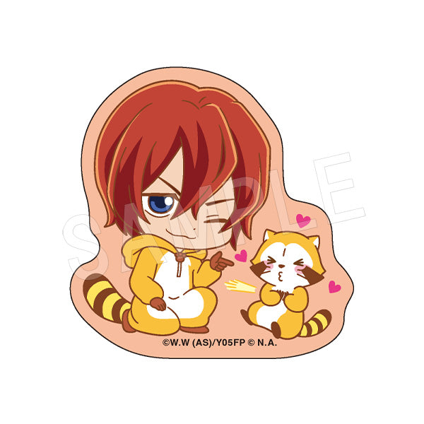 『弱虫ペダル LIMIT BREAK × ラスカル』ダイカットステッカー ミニキャラver. 新開隼人