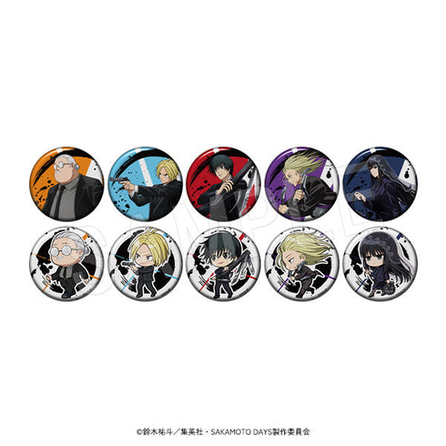 『SAKAMOTO DAYS』トレーディングマット缶バッジ 出陣Ver.【BOX】