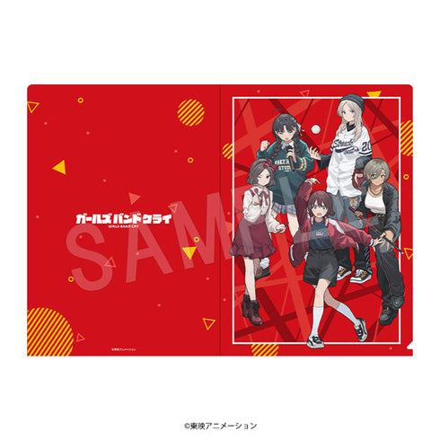 『ガールズバンドクライ』A4クリアファイル ROUND1コラボVer.