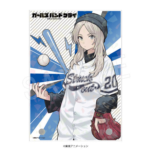 『ガールズバンドクライ』ホロアクリルアートパネル ROUND1コラボVer. 河原木桃香