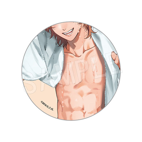 『ヤリチン☆ビッチ部』アイコン風アクリルバッジ 裏垢男子&隠し撮りver. 矢口 恭介