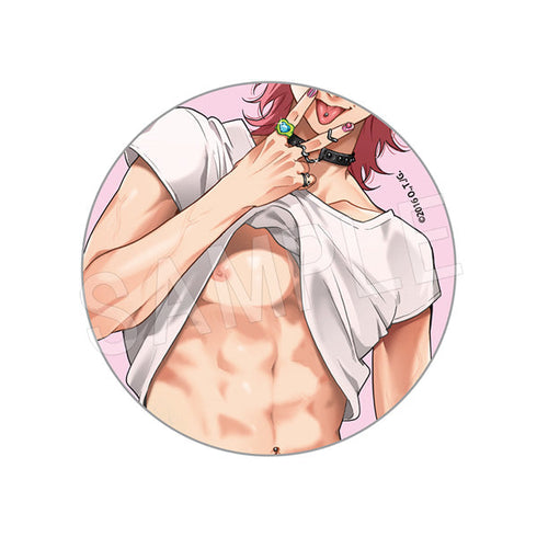 『ヤリチン☆ビッチ部』アイコン風アクリルバッジ 裏垢男子&隠し撮りver. 百合 絢斗