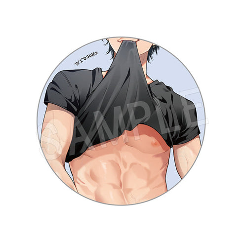 『ヤリチン☆ビッチ部』アイコン風アクリルバッジ 裏垢男子&隠し撮りver. 田村 唯