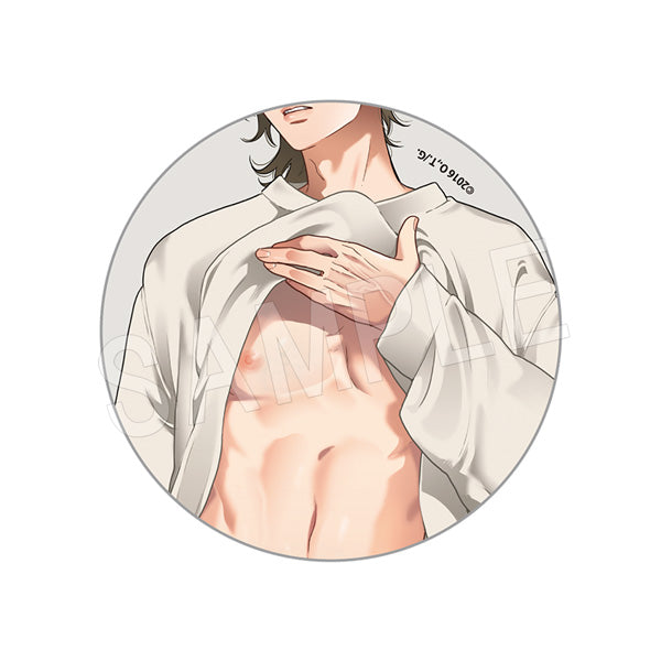 『ヤリチン☆ビッチ部』アイコン風アクリルバッジ 裏垢男子&隠し撮りver. 糸目 幸士郎