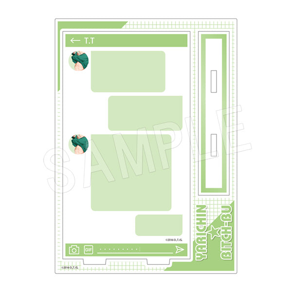 『ヤリチン☆ビッチ部』DM風アクリルメモスタンド 裏垢男子&隠し撮りver. 遠野 高志