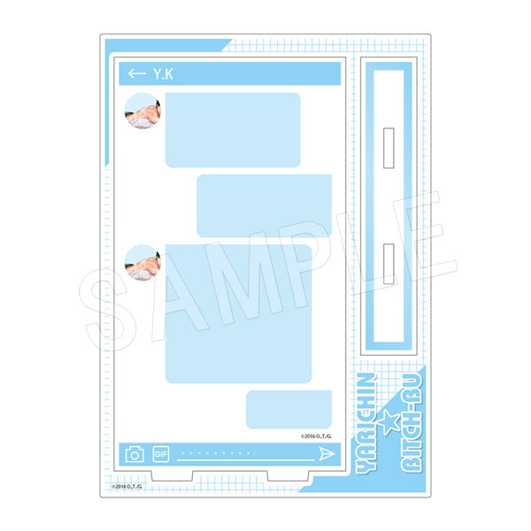 『ヤリチン☆ビッチ部』DM風アクリルメモスタンド 裏垢男子&隠し撮りver. 加島 優