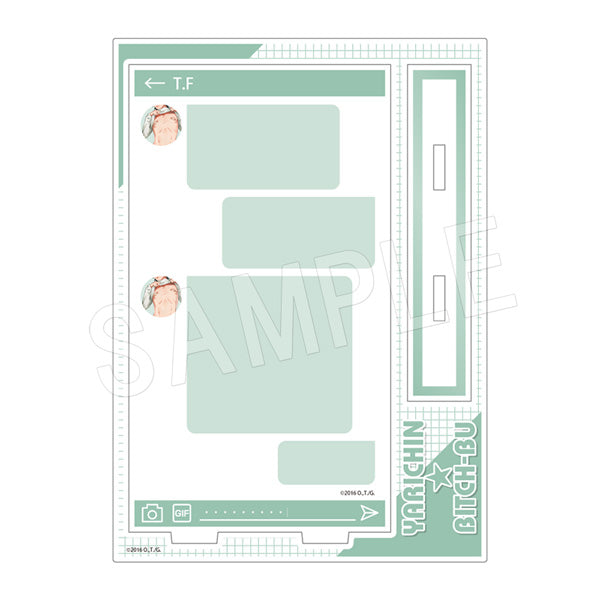 『ヤリチン☆ビッチ部』DM風アクリルメモスタンド 裏垢男子&隠し撮りver. 藤咲 透