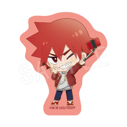 『弱虫ペダル LIMIT BREAK』ダイカットステッカー ミニキャラ 『Portrait』ver. 鳴子 章吉