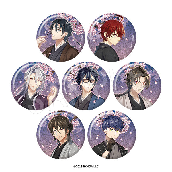 『文豪とアルケミスト』トレーディンググリッター缶バッジ 観桜ver. 1BOX/7個入り