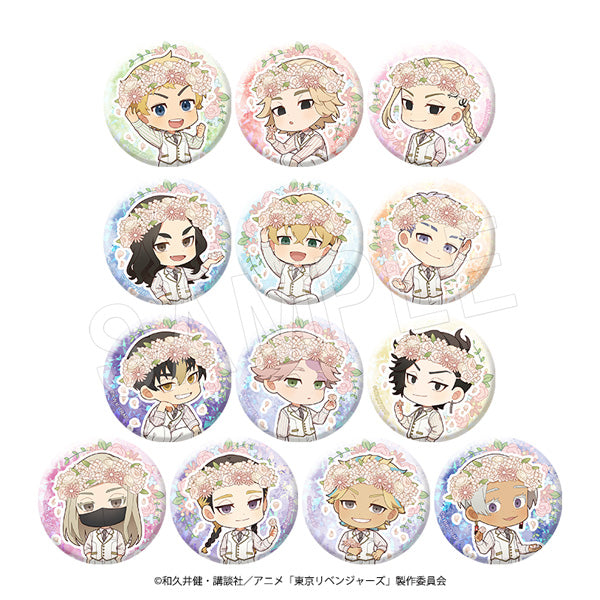 『東京リベンジャーズ』トレーディングホロ缶バッジ ミニキャラ花冠ver.(TypeB) 1BOX/13個入