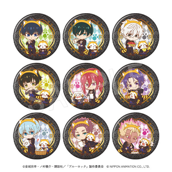 『ブルーロック×ラスカル』トレーディンググリッター缶バッジ 執事ミニキャラVer.【BOX】