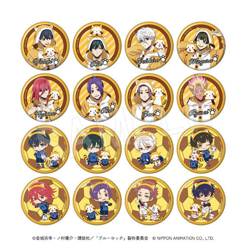 『ブルーロック×ラスカル』トレーディンググリッター缶バッジ【BOX】