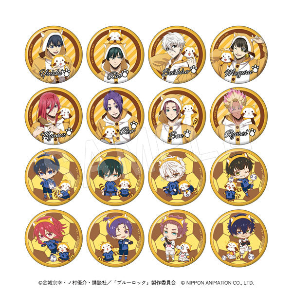 『ブルーロック×ラスカル』トレーディンググリッター缶バッジ【BOX】