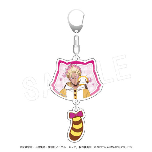 『ブルーロック×ラスカル』しっぽ付き2連アクリルキーホルダー 士道龍聖