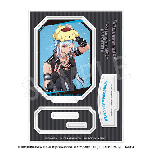 『ブラックスター -Theater Starless-×サンリオキャラクターズ』アクリルスタンド 晶×ポムポムプリン