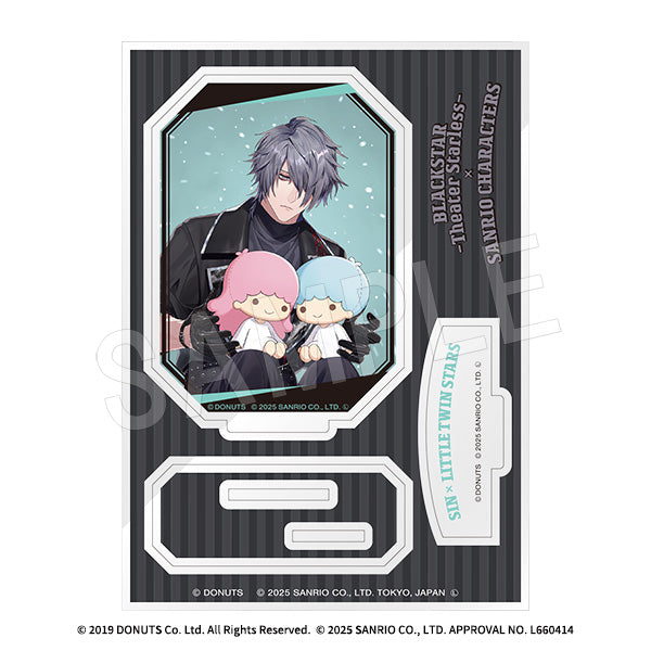 『ブラックスター -Theater Starless-×サンリオキャラクターズ』アクリルスタンド シン×リトルツインスターズ