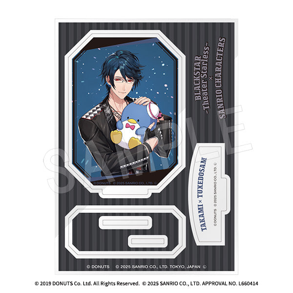 『ブラックスター -Theater Starless-×サンリオキャラクターズ』アクリルスタンド 鷹見×タキシードサム