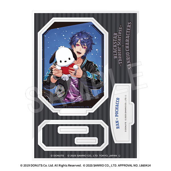 『ブラックスター -Theater Starless-×サンリオキャラクターズ』アクリルスタンド 藍×ポチャッコ