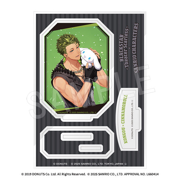 『ブラックスター -Theater Starless-×サンリオキャラクターズ』アクリルスタンド 金剛×シナモロール