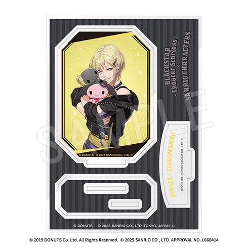 『ブラックスター -Theater Starless-×サンリオキャラクターズ』アクリルスタンド ヒナタ×ルロロマニック