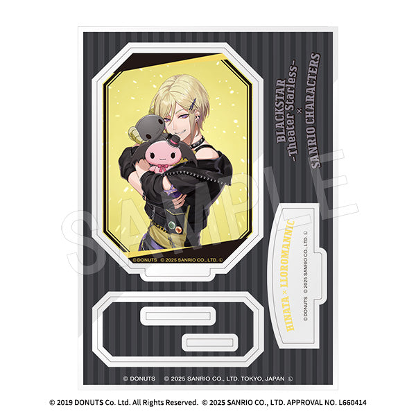 『ブラックスター -Theater Starless-×サンリオキャラクターズ』アクリルスタンド ヒナタ×ルロロマニック