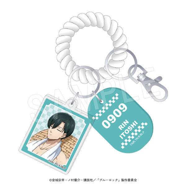 『ブルーロック』ロッカーキー風キーホルダー お風呂Ver. 糸師凛