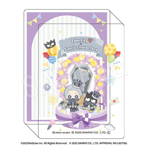 『IdentityV 第五人格×サンリオキャラクターズ』アクリルブロック 納棺師×バッドばつ丸