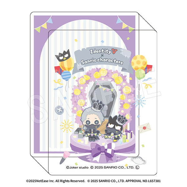 『IdentityV 第五人格×サンリオキャラクターズ』アクリルブロック 納棺師×バッドばつ丸