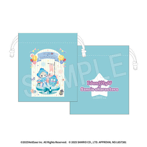 『IdentityV 第五人格×サンリオキャラクターズ』ミニ巾着 夜の番人×ハンギョドン