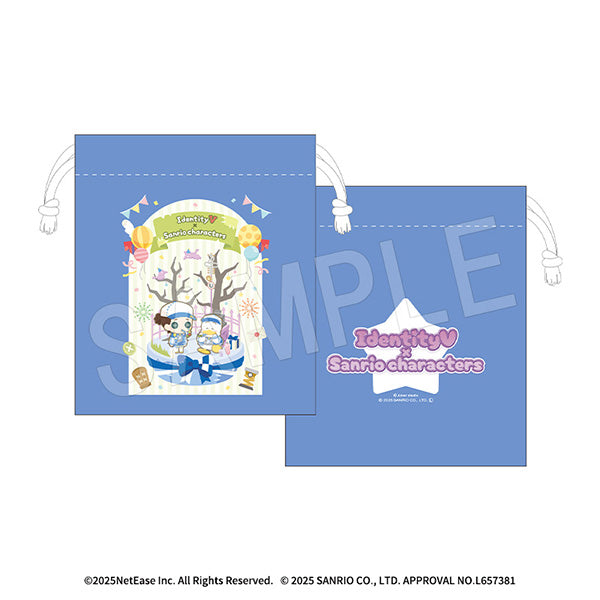 『IdentityV 第五人格×サンリオキャラクターズ』ミニ巾着 傭兵×あひるのペックル