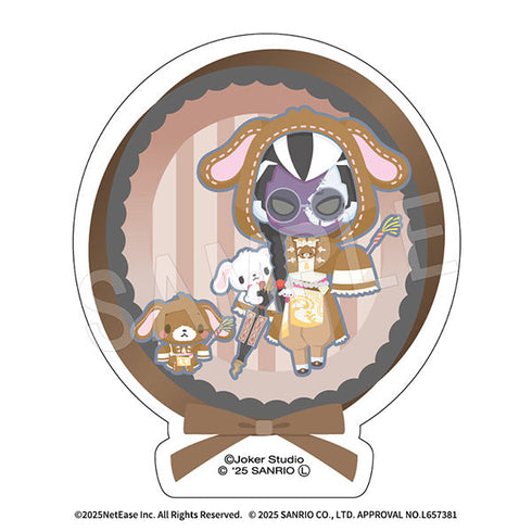 『IdentityV 第五人格×サンリオキャラクターズ』ダイカットステッカー 黒無常×シュガーバニーズ(くろうさ)