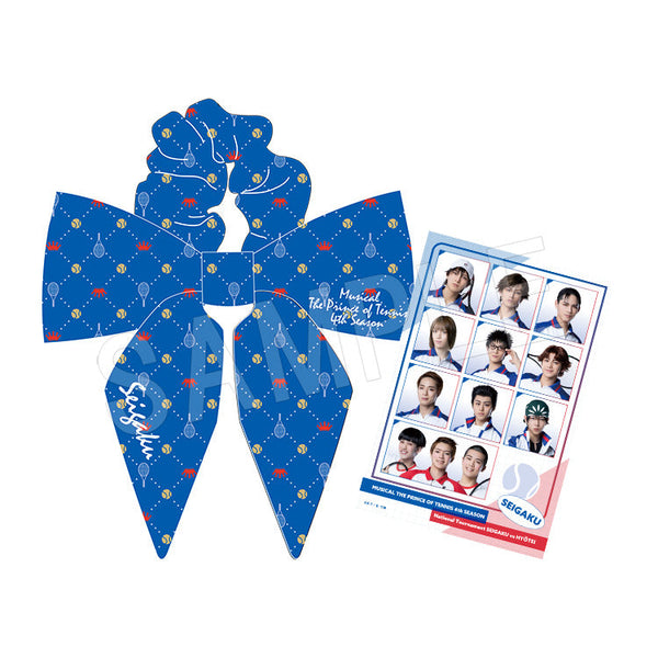 『ミュージカル テニスの王子様 4thシーズン』全国大会 青学(せいがく)vs氷帝 リボンシュシュ(ポストカード付き) 青学(せいがく)