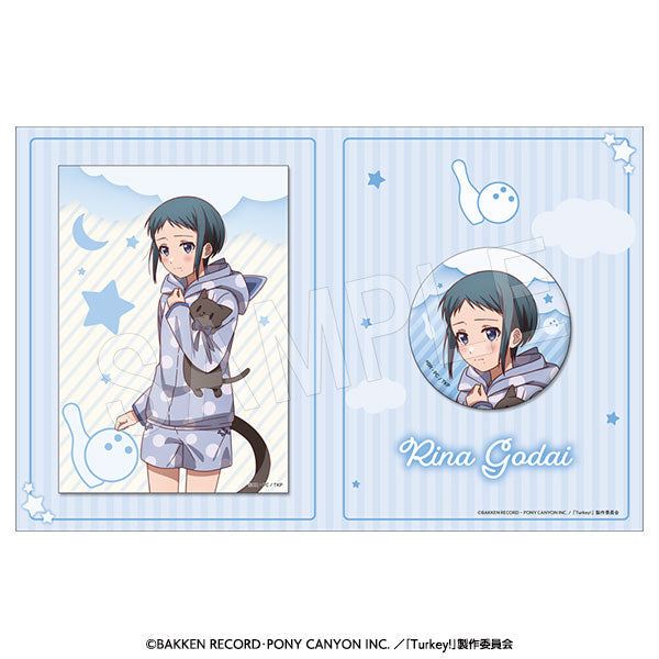 『Turkey!』缶バッジ&ブロマイドセット リラックスタイムVer. 五代利奈