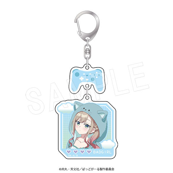 『ばっどがーる』アクリルキーホルダー アニマルルームウェアVer. 涼風涼
