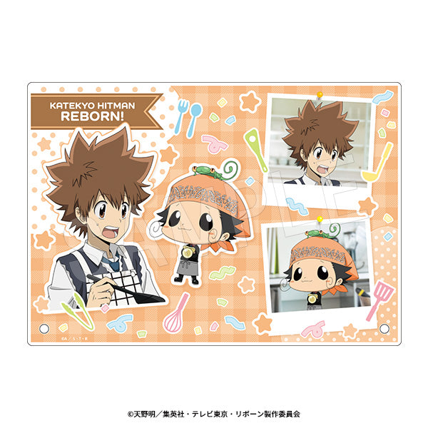 『家庭教師ヒットマンREBORN!』アクリルアートパネル 調理実習Ver. 沢田綱吉&リボーン