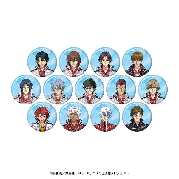 『新テニスの王子様』トレーディング箔押し風マット缶バッジ 選手名鑑Ver.【BOX】