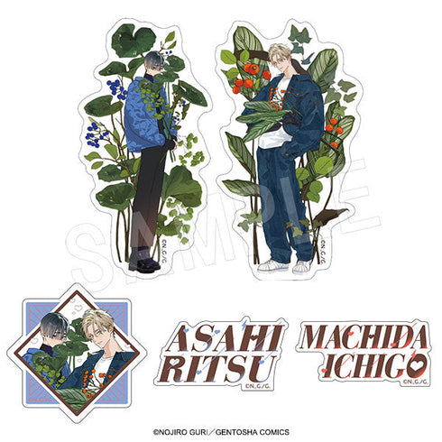 『恋心開発実況』ステッカーセット(5枚入り) garden Ver.