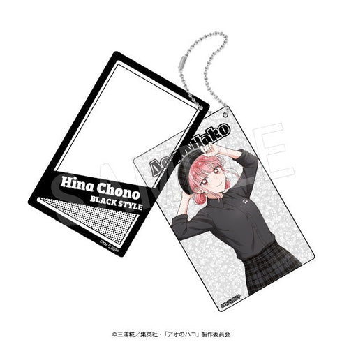 『アオのハコ』グリッターアクリルキーホルダー BLACK&WHITE Ver. 蝶野雛(BLACK)
