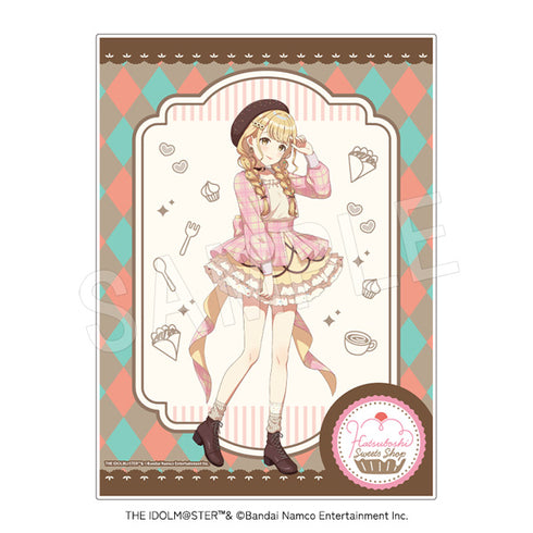 『学園アイドルマスター』メニューブック風ホロアクリルアートパネル スイーツVer. 藤田ことね