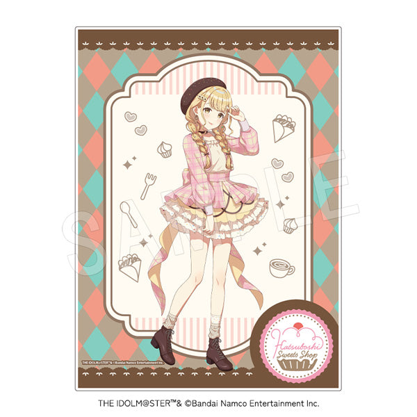 『学園アイドルマスター』メニューブック風ホロアクリルアートパネル スイーツVer. 藤田ことね