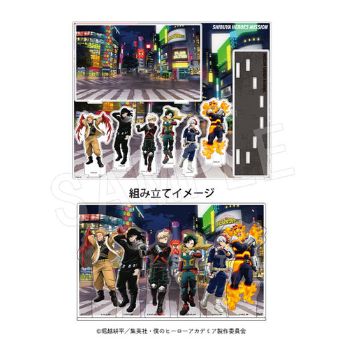 "My Hero Academia" Acrylic Diorama: SHIBUYA HEROES MISSION Ver.